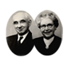 Mr. George William Ormerod und seine Ehefrau Mary, Gründer der Firma Lancashire Sock